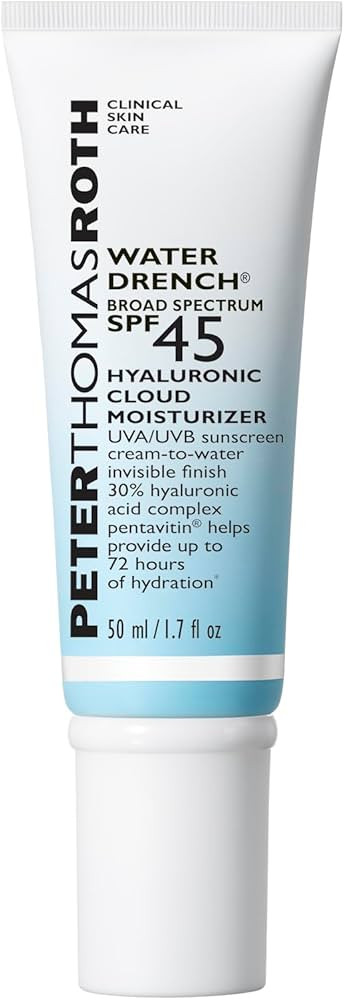 Peter Thomas Roth | Water Drench® Broad Spectrum SPF 45 Hyaluronic Cloud Moisturizer | Amazon (US)