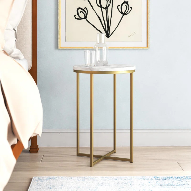 Wasser Cross Legs End Table | Wayfair North America