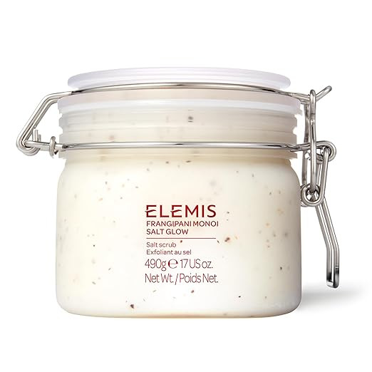ELEMIS Frangipani Monoi Salt Glow 490g, Tropical Body Scrub To Exfoliate & Hydrate for Radiant Sk... | Amazon (US)