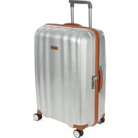 Samsonite Lite-Cube Deluxe four-wheel spinner suitcase 82cm, Aluminium | Selfridges