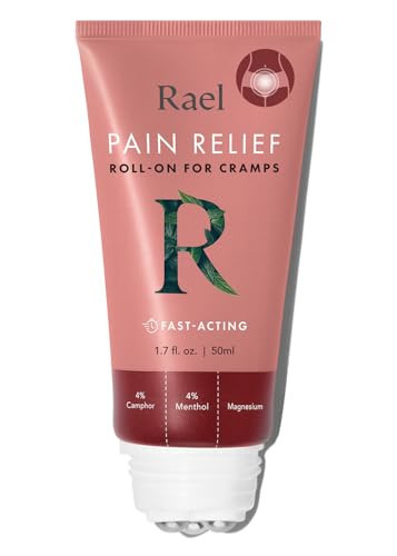 Rael Pain Relief Cream Roll-On – Fast-Absorbing Formula with Camphor, Menthol, and Magnesium, Essential for Women (1.7 fl oz, 50 ml) | Amazon (US)