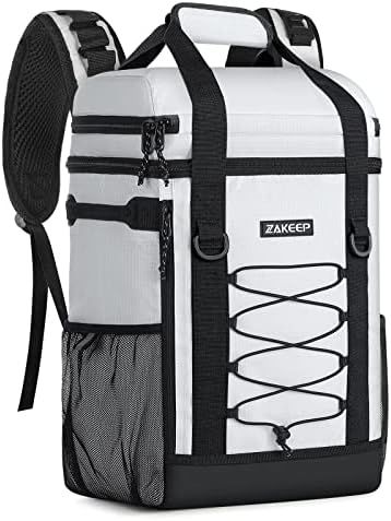 Cooler Backpack, 36 Cans Multifunctional Leakproof Cooler Backpack with Padded Top Handle, Mesh P... | Amazon (US)