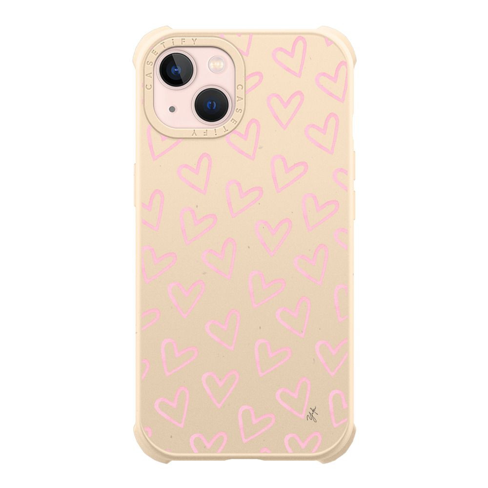 HEARTS / Light Pink Thin (Transparent) | Casetify