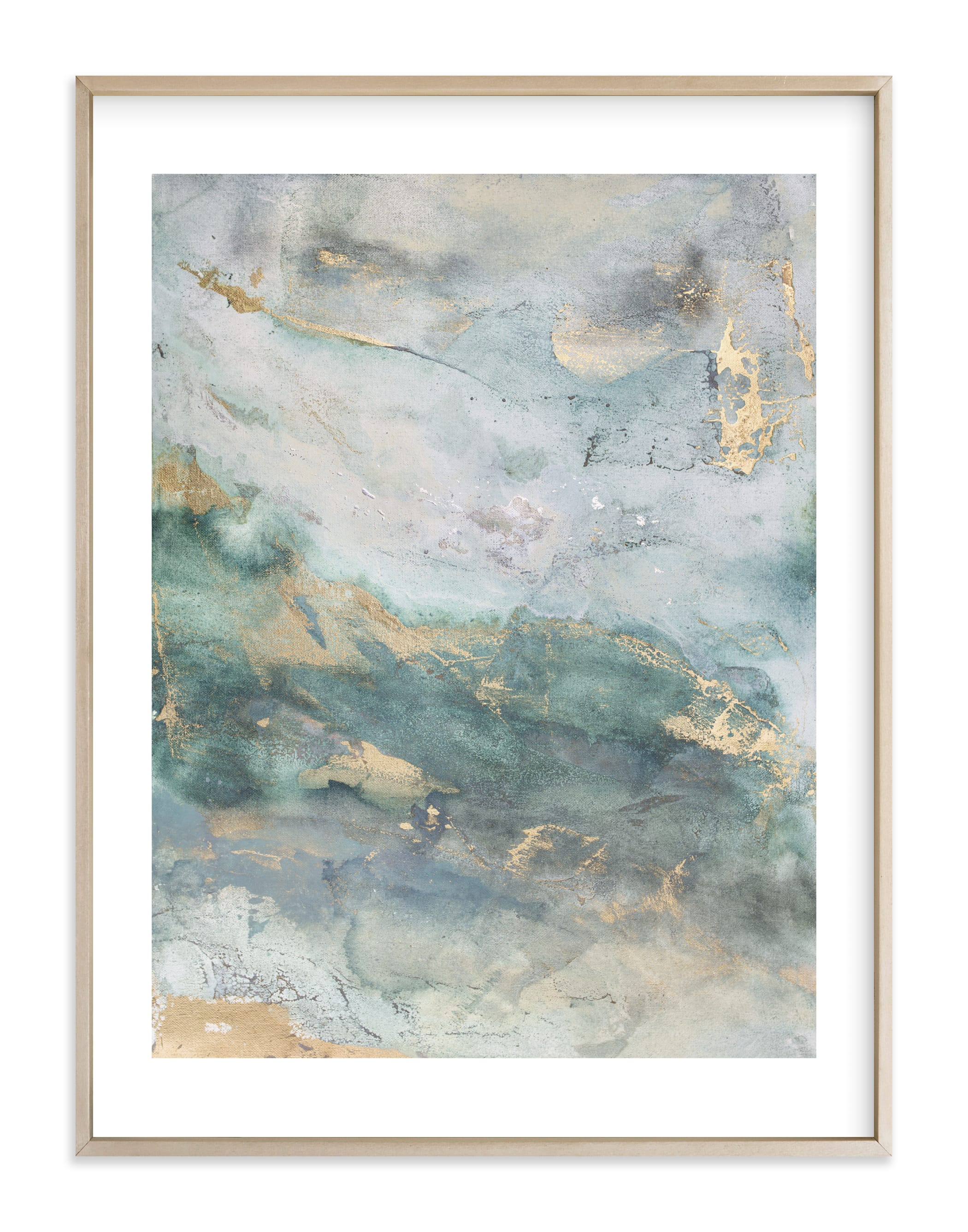 "Luminous Smoke No. 1" - Painting Limited Edition Art Print by Julia Contacessi. | Minted