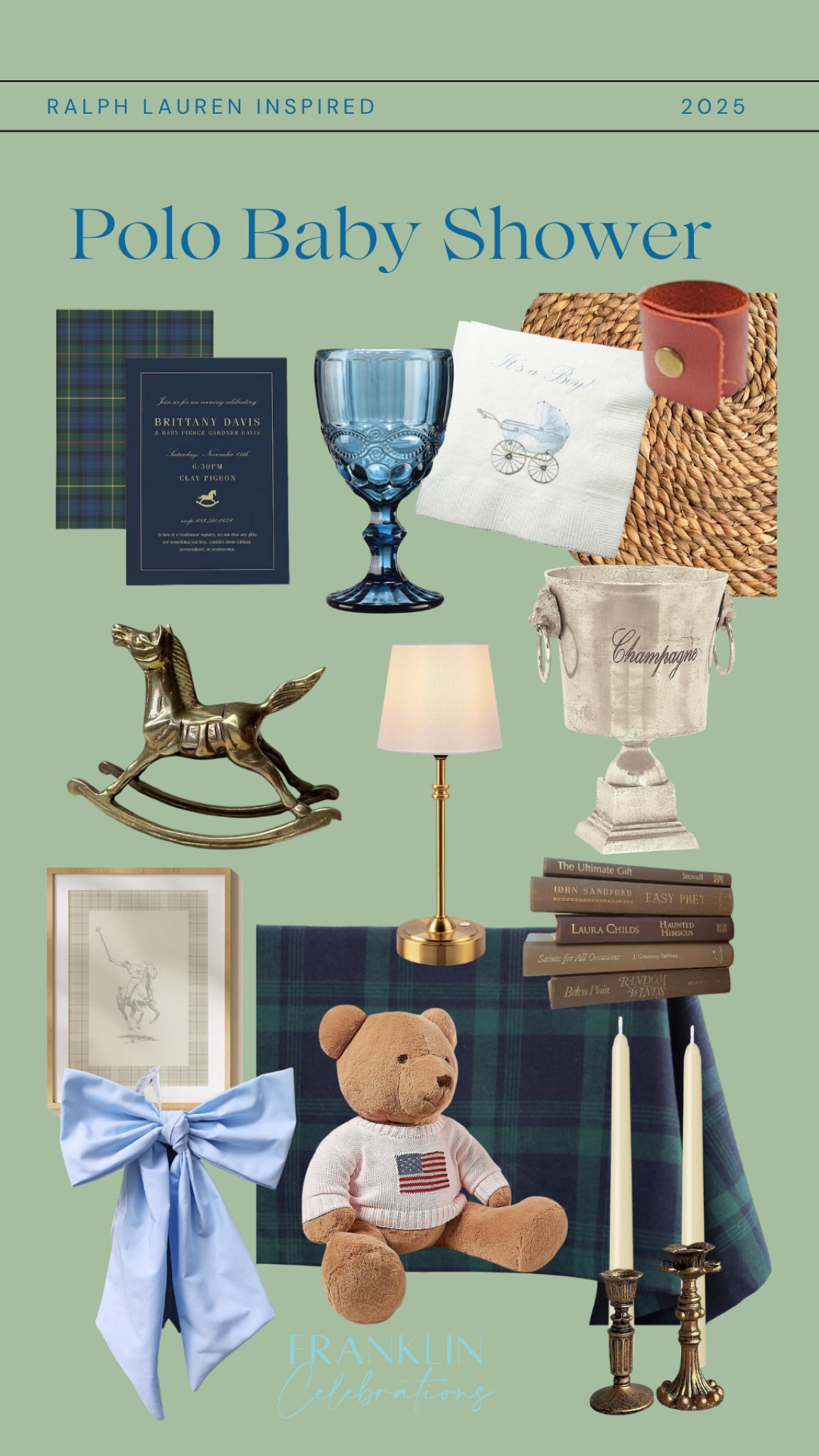 Ralph Lauren inspired baby shower 



#LTKBump #LTKHome #LTKParties