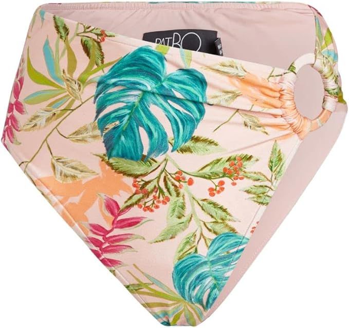 Amazon.com: Patbo, Tropicalia Mid-Rise Bikini Bottom : Luxury Stores | Amazon (US)