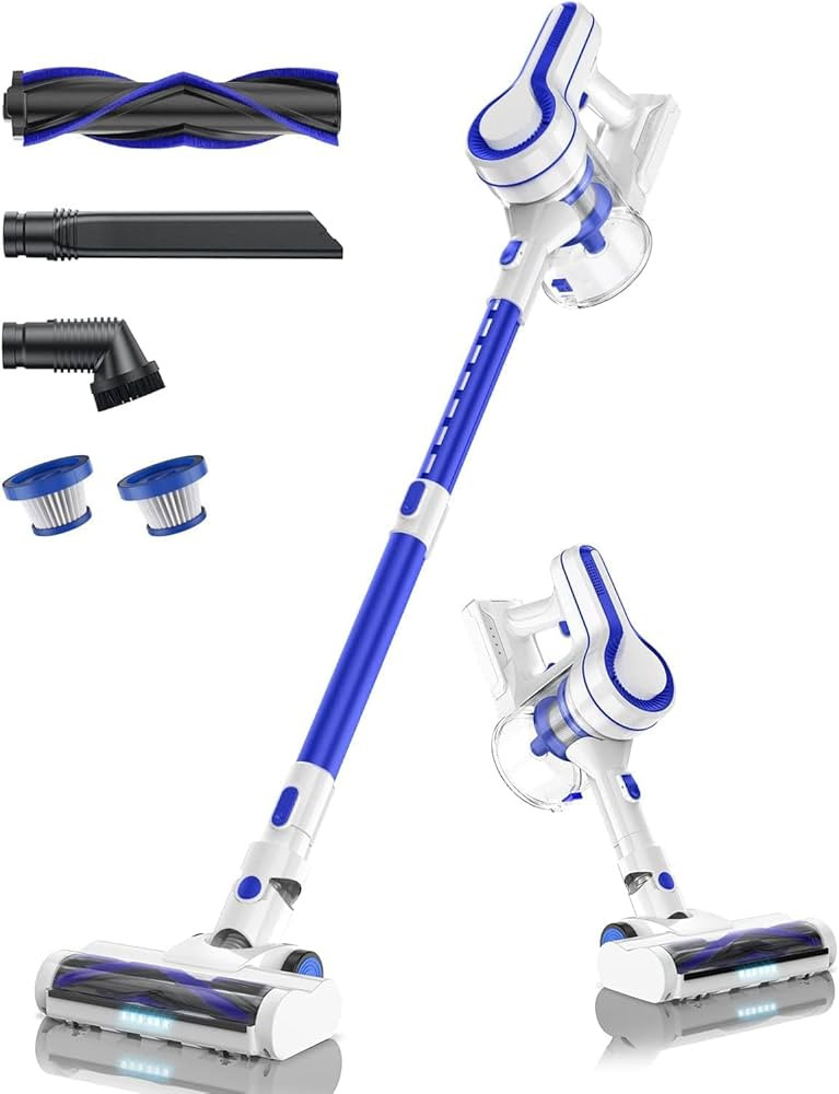 EICOBOT Cordless Vacuum Cleaner, Lightweight Stick Vacuum Cleaner 23Kpa Powerful Suction,Detachab... | Amazon (US)