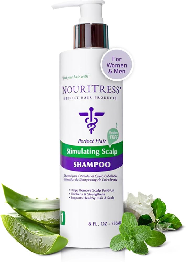 NouriTress Stimulating Scalp Shampoo - Itchy, Dry Scalp Shampoo, Promotes Hair Growth with Campho... | Amazon (US)