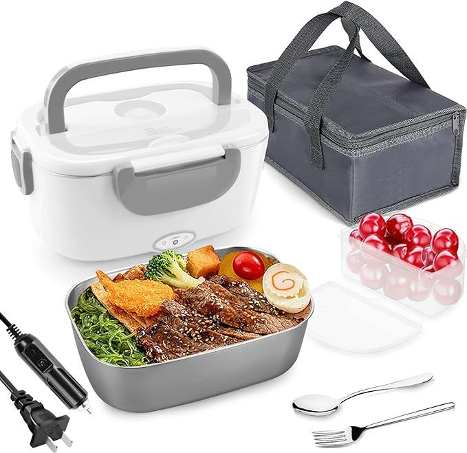 FVW Electric Lunch Box Food Heater, 3 in 1 Portable Food Warmer Lunch Box for Car & Home, Leak Pr... | Amazon (US)
