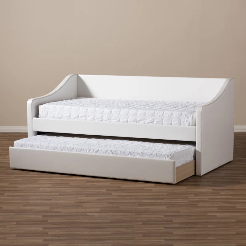 Brookston Upholstered Daybed with Trundle | Wayfair North America