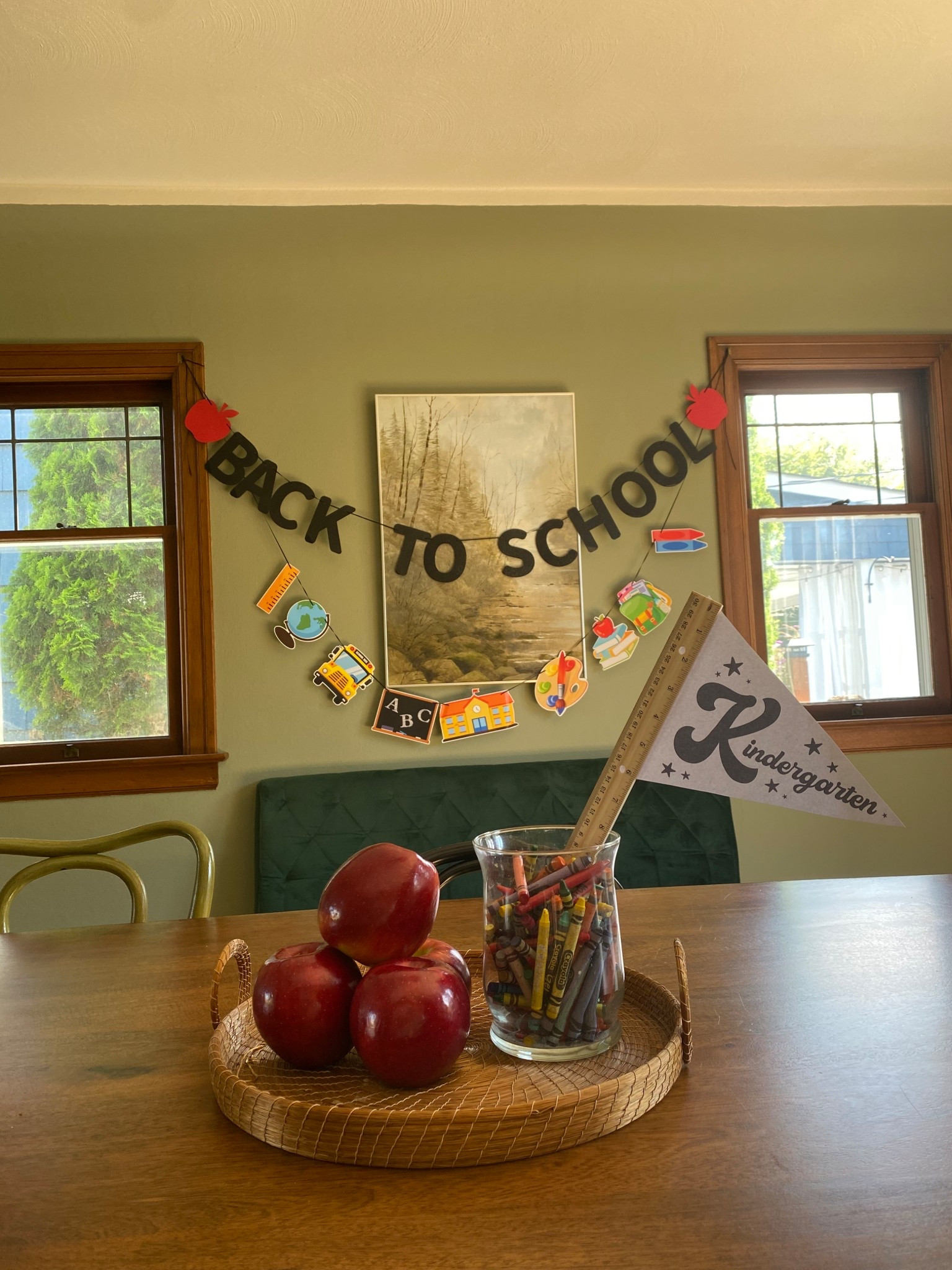 Back to School decorations to send my kids off with a fun themed breakfast 🍎✏️📓

#LTKKids #LTKSeasonal #LTKautumn