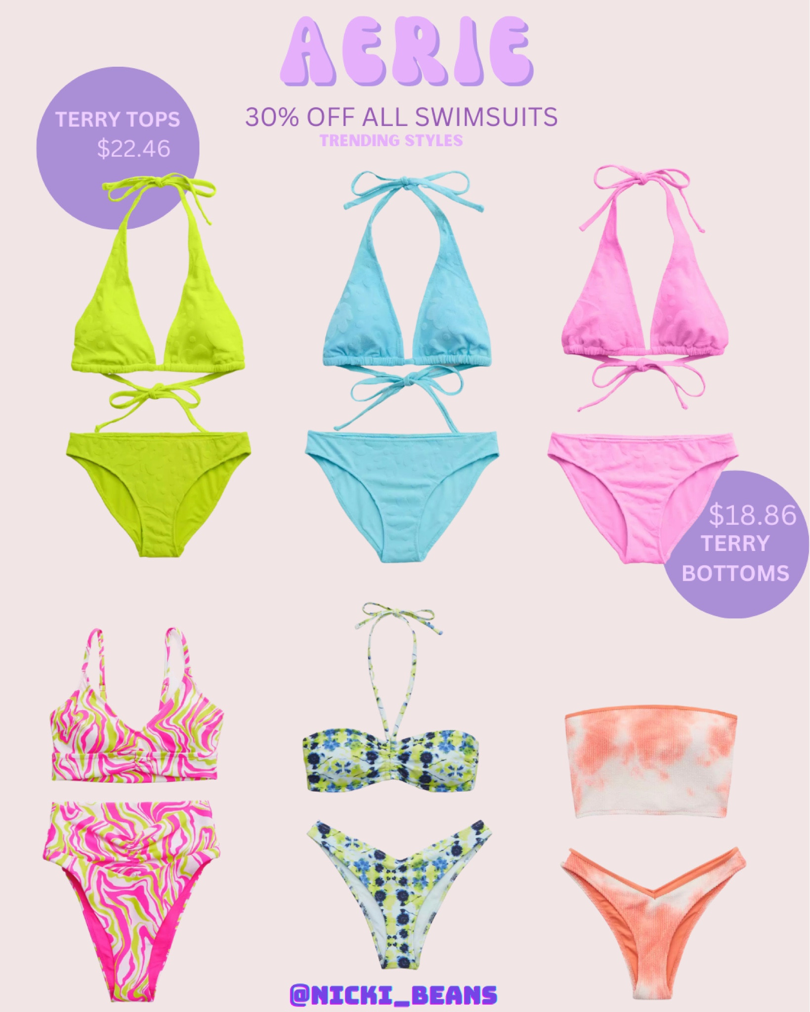 AERIE SWIM SALE!!! 30% off ALL swimsuits!



#LTKunder50 #LTKSale #LTKsalealert