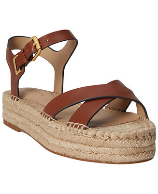 Lauren Ralph Lauren Women's Emeryn Espadrilles Sandals - Macy's | Macy's