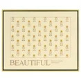 Beautiful Yellow Flower Pattern Linen Print 23.5" x 29.25" by Drew Barrymore | Walmart (US)
