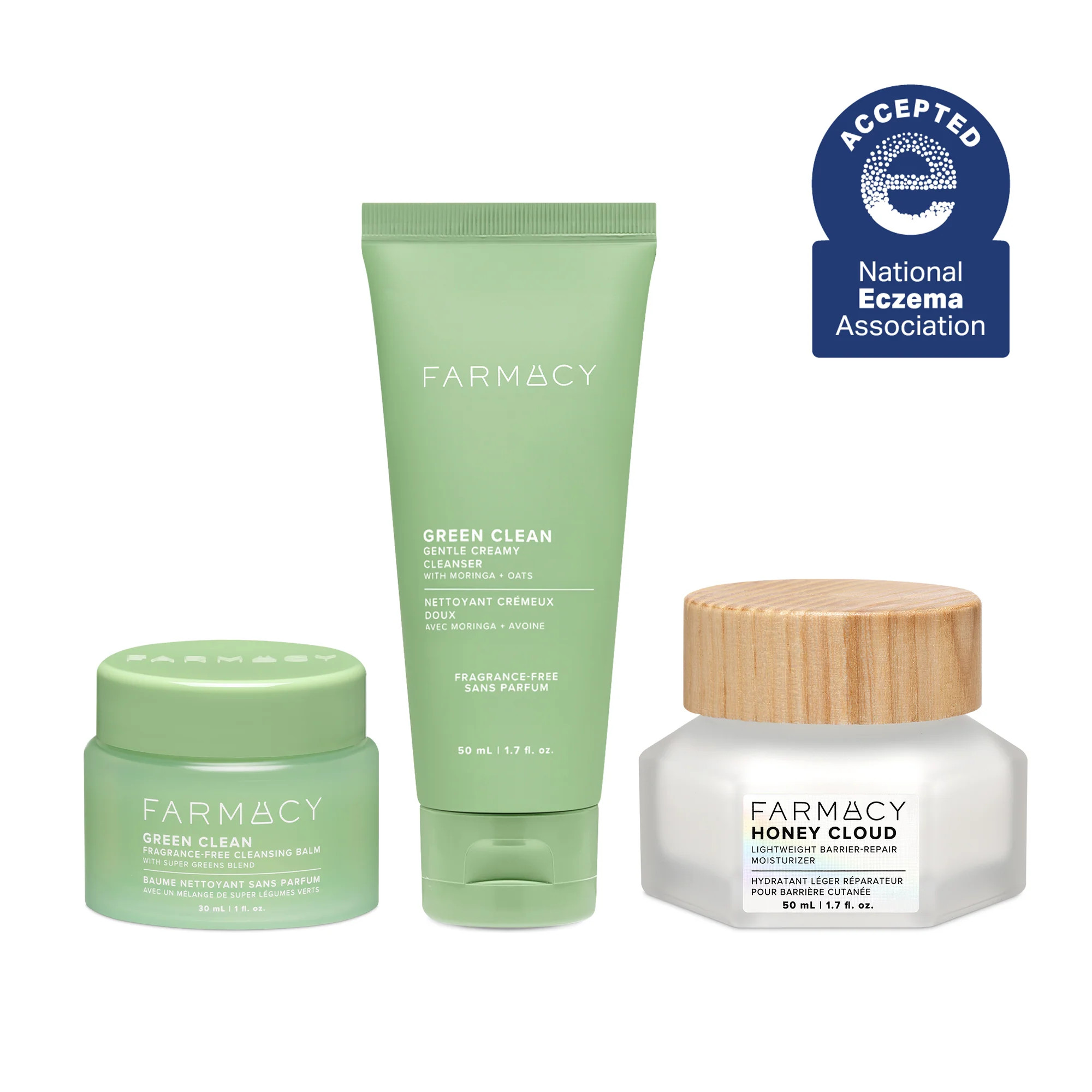 Melt + Glow Fragrance-Free Trio | Farmacy Beauty