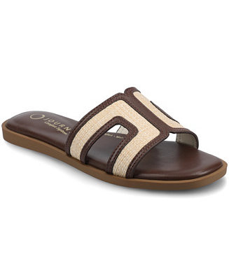 Women's Primah H Band Slide Flat Sandals | Macy's
