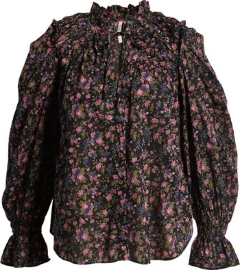 Free People Meant To Be Floral Cotton Blouse | Nordstrom | Nordstrom Canada
