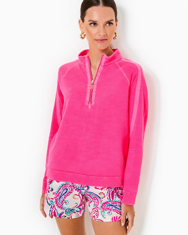 Luxletic Ashlee Half-Zip Pullover | Lilly Pulitzer | Lilly Pulitzer