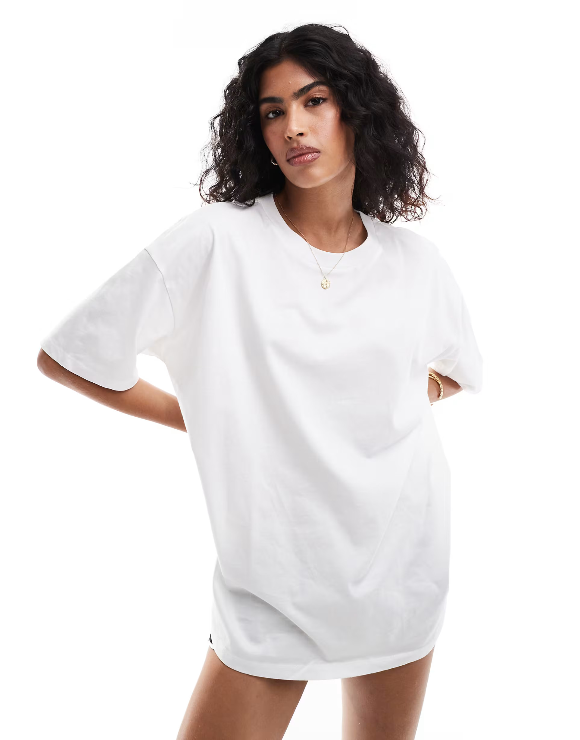 ASOS DESIGN oversized t-shirt with abstract floral graphic in white | ASOS (Global)