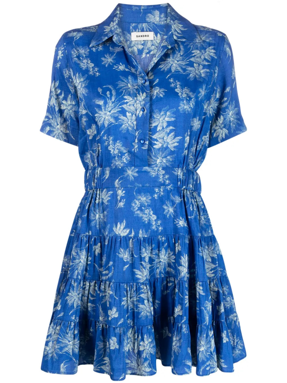 robe fleurie à manches courtes | Farfetch Global