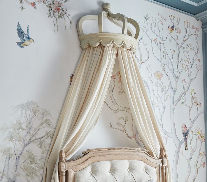 Princess Crown Cornice and Sheers | Pottery Barn Kids