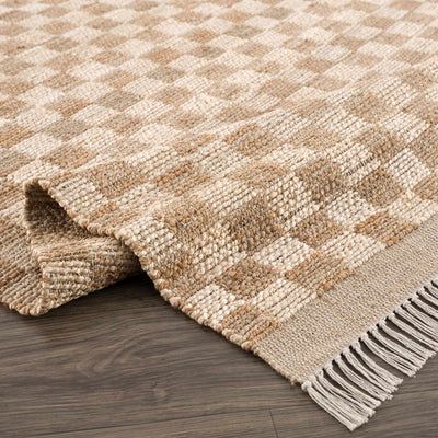 Ionut Checkered Jute Rug | Boutique Rugs