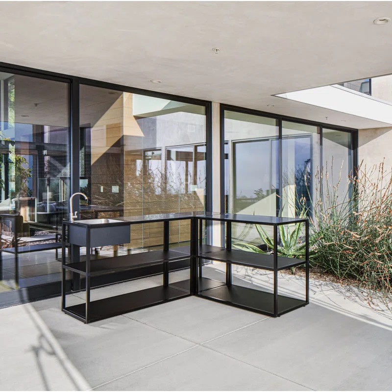 Outdoor Kitchen Series 3-Piece Modular Outdoor Kitchens | Wayfair North America