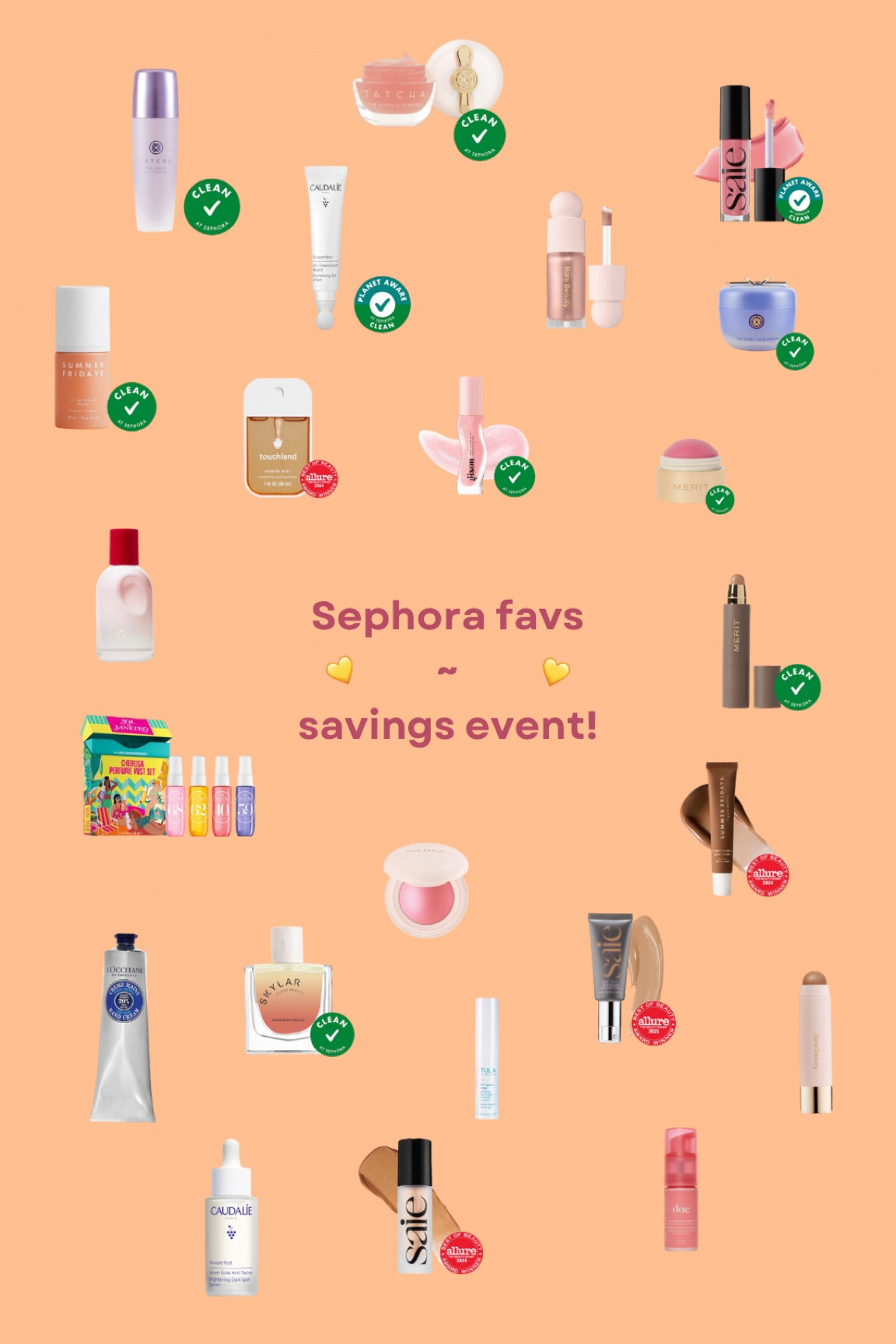 Sephora savings event!💛 my favorites! 

#LTKFindsUnder100 #LTKBeauty #LTKSaleAlert