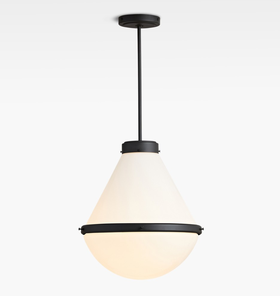 Blair 15" Glass Pendant
 | Rejuvenation | Rejuvenation