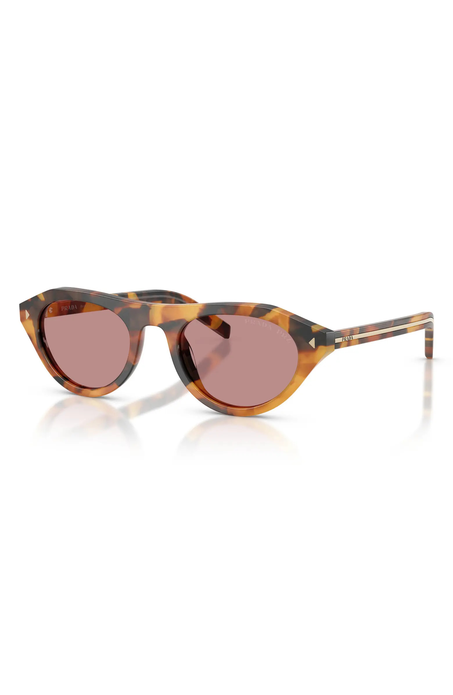 52mm Polarized Irregular Sunglasses | Nordstrom