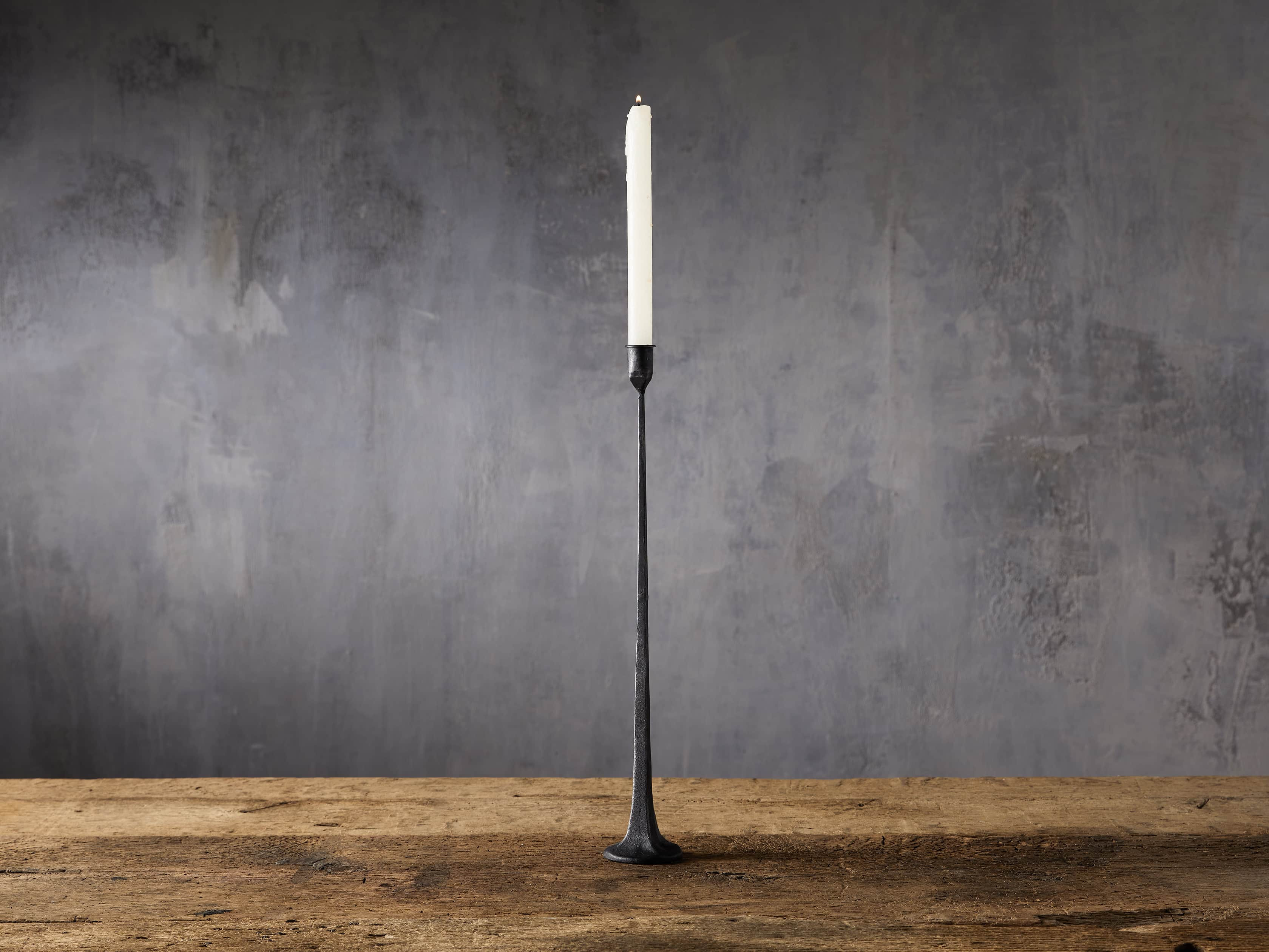 Cast Iron Taper Candle Holder | Arhaus