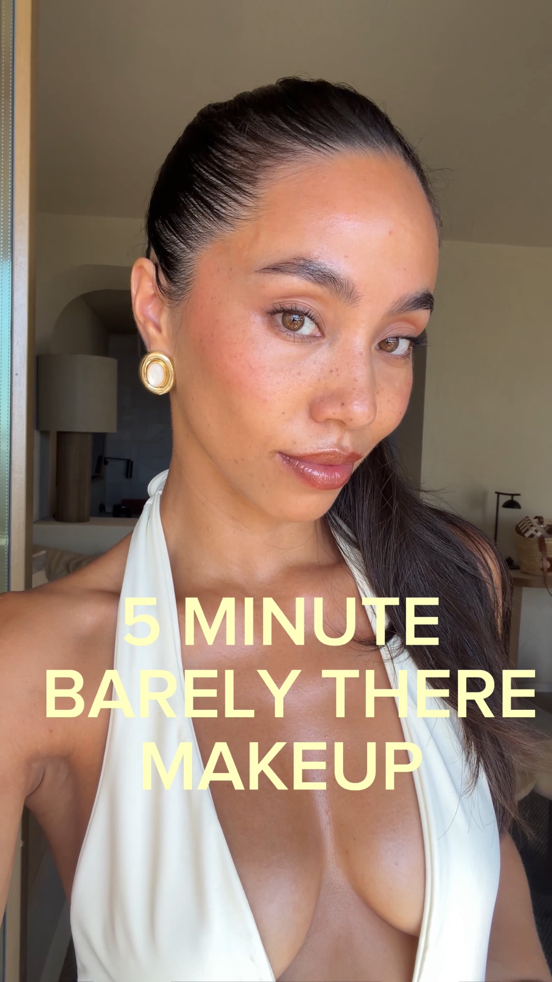 5 minute makeup ✨ my favourite kind of makeup 

Products and shades: 

@summerfridays eye patches 
@maybelline lip stain (shade aura)
@rhode highlight milk (02)
@kyliecosmetics skin tint (6W)
@rhode pocket bronze (sunbed)
@fentybeauty pressed mouse cream bronzer (churro twist)
@summerfridays hydrating mist 
@kosas revealer concealer (3.6 C)
@refy water blush (lychee)
@armanibeauty vertigo lift mascara + eye tint (25 M sandalwood)
@yslbeauty make me blush (06 rose haze)
@refybeauty lip blur (umber)
@rhode lip peptide (colada)
@charlottetilbury highlighter stick

#LTKsummer #LTKdatenight #LTKbeauty