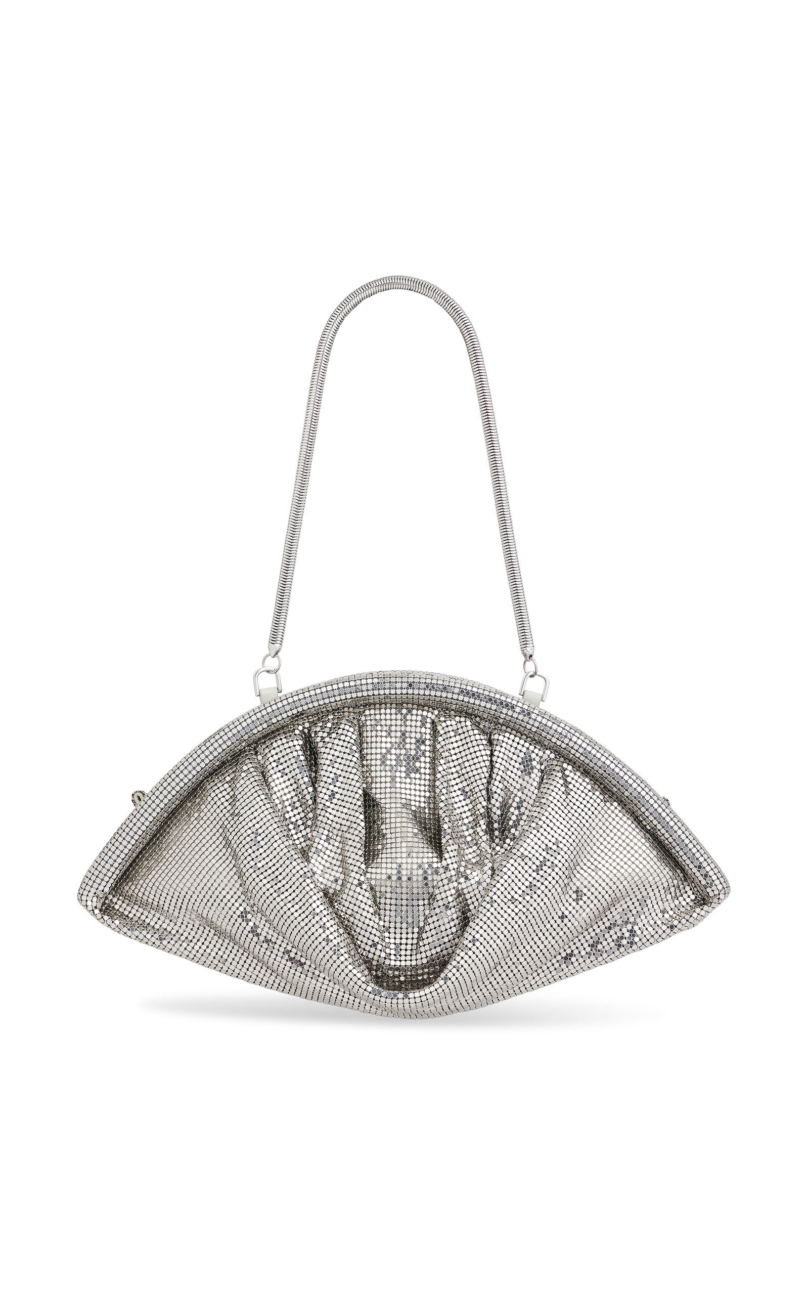 Rabanne - Crystal Mesh Clutch - Silver - OS - Moda Operandi | Moda Operandi (Global)