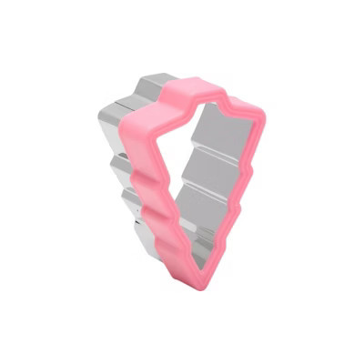 Unique Bargains Biscuit Cutter Medium Christmas Tree Cookie Cutter Hand Wash Stainless Steel Plastic 2.5"x3.2"1.6" 1Pcs Pink | Target