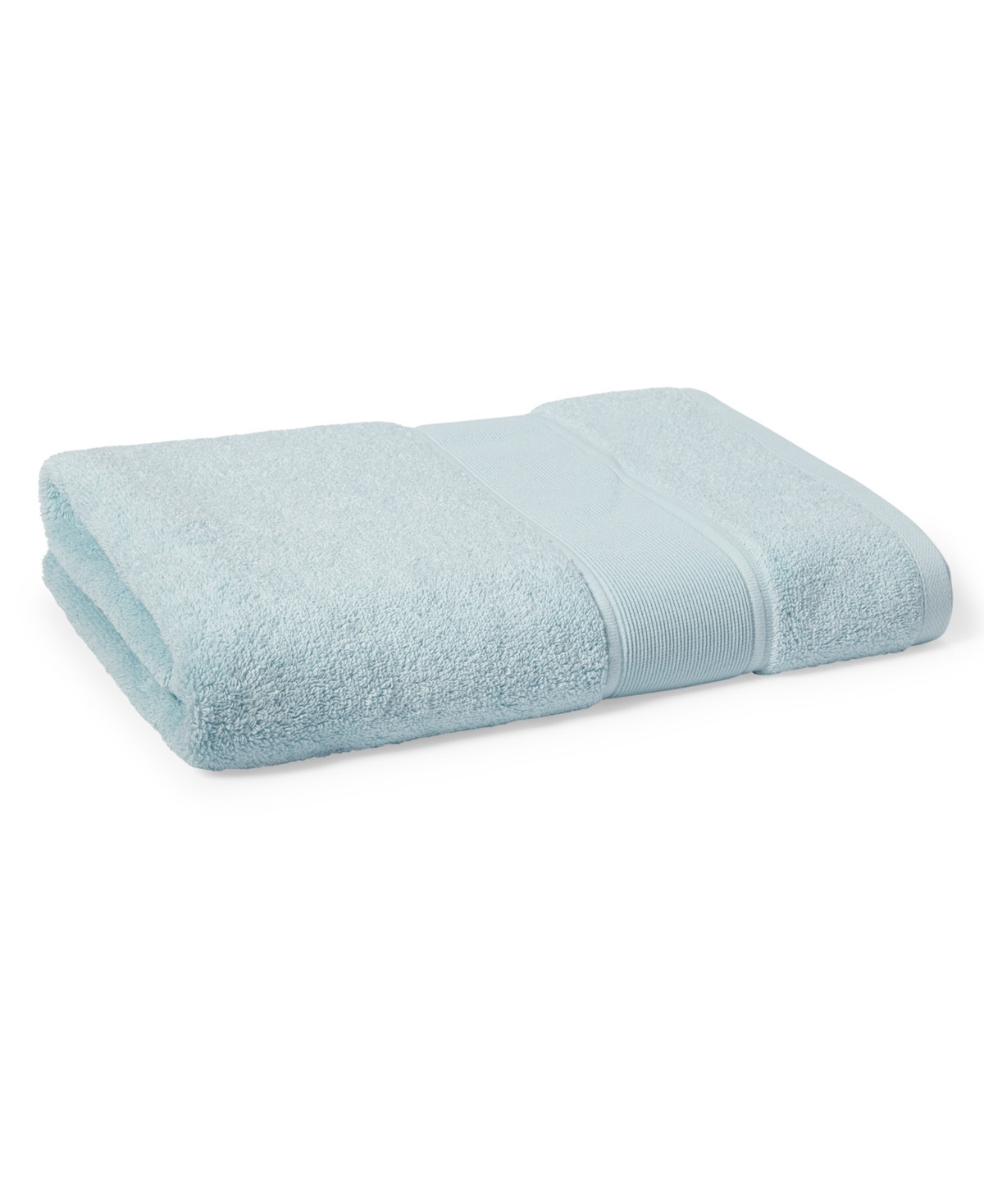 Lauren Ralph Lauren Sanders Solid Antimicrobial Cotton Bath Towel, 30" x 56" - Lagoon Blue | Macy's