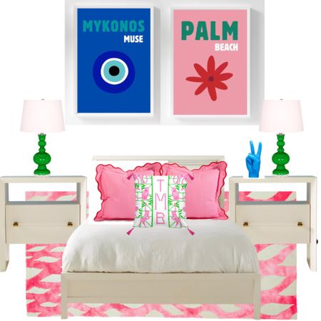 Preppy teen room!! So fun and bright 💓

#LTKhome #LTKkids