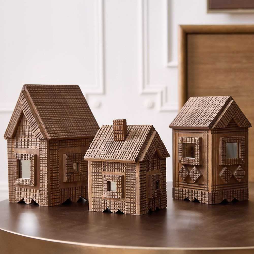 Artisan Wood Village Houses | West Elm (US)