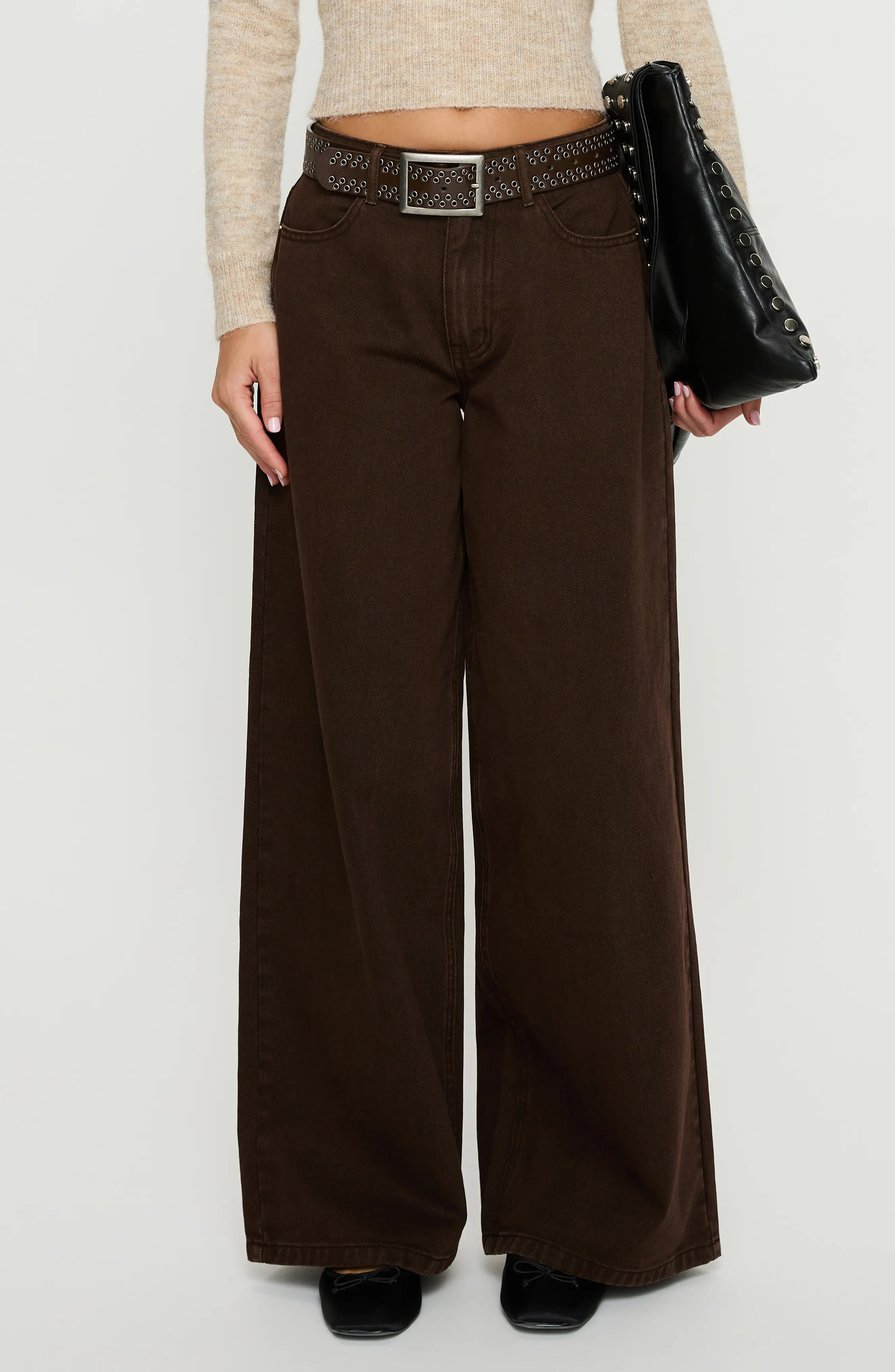Princess Polly Naylor Mid Rise Wide Leg Jeans (Women) | Nordstrom | Nordstrom