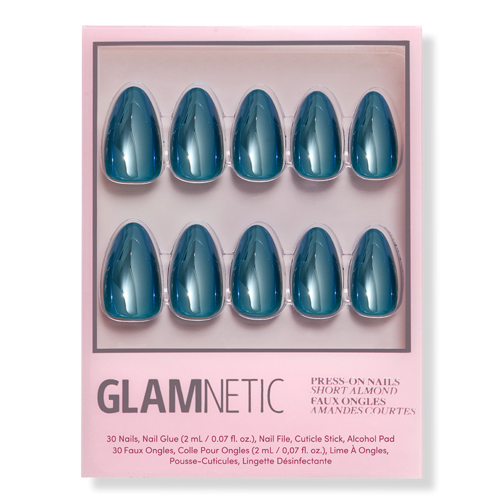 Glamnetic Midnight Teal Press-On Nails | Ulta