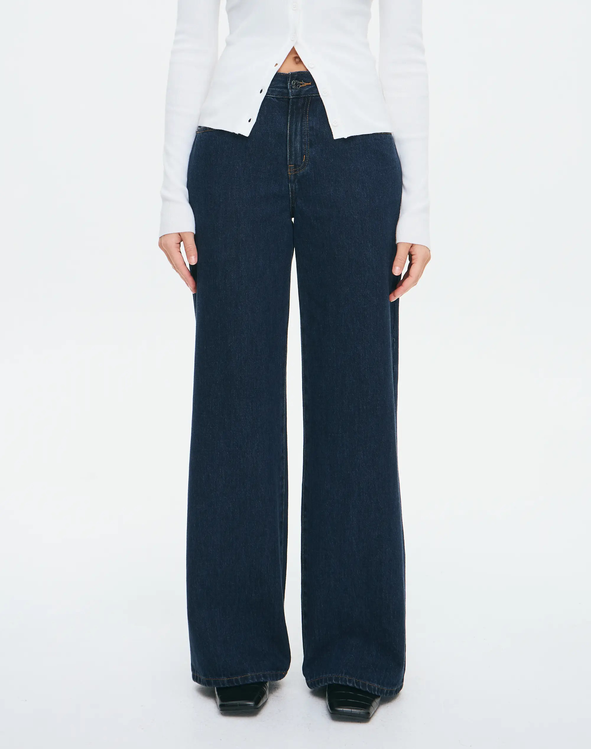 Low Rise Wide Leg Jean | Glassons (Australia)