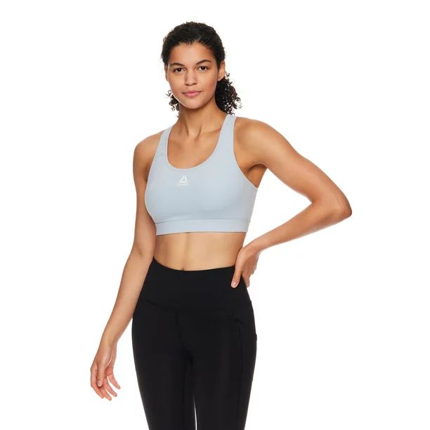 Reebok Women's Stronger Sports Bra with Mesh Panel and Removable Cups | Walmart (US)