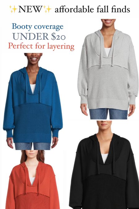 Walmart fall finds women’s fashion | athleisure | affordable hoodie | fall layering | sweater hoodie | Walmart fashion 

#LTKSeasonal #LTKFitness #LTKunder50