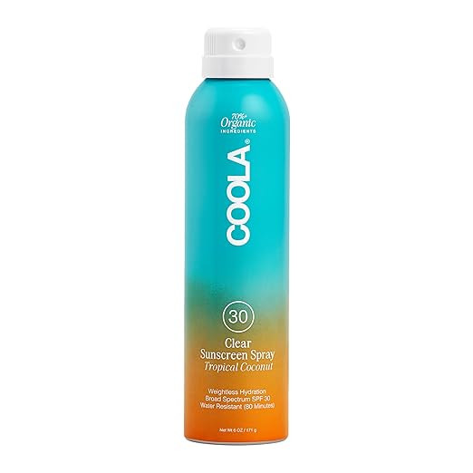 COOLA Organic Sunscreen SPF 30 Sunblock Spray, Dermatologist Tested Skin Care for Daily Protectio... | Amazon (US)