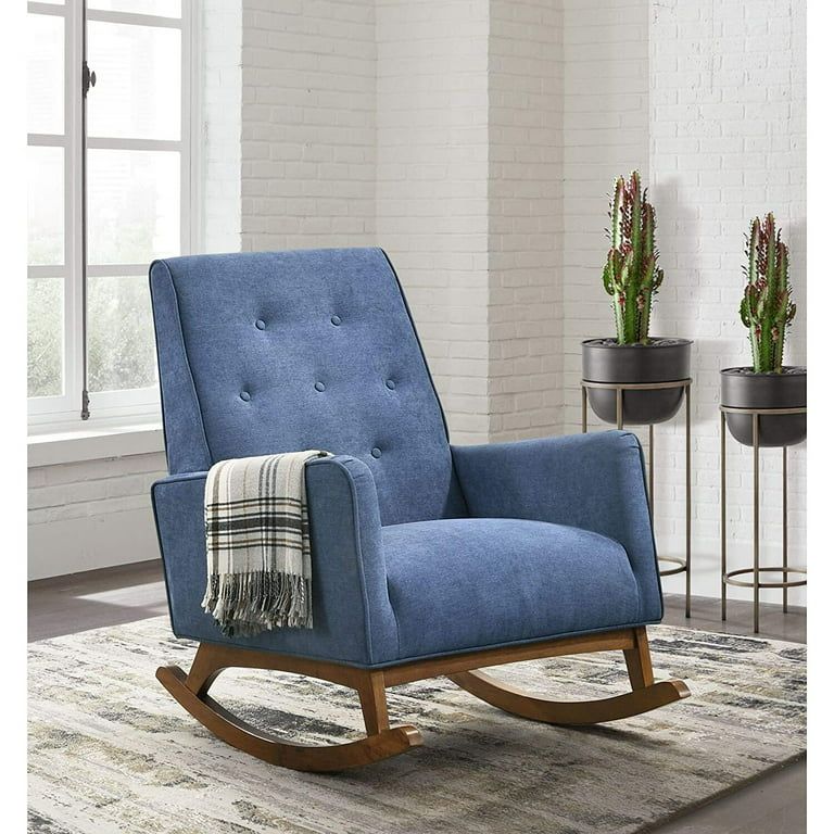 Picket House Furnishings Wilshire Rocker Chair in Blue | Walmart (US)