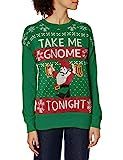 Cold Crush Women's Ugly Christmas Sweater, Gnome/Green, X-Large | Amazon (US)