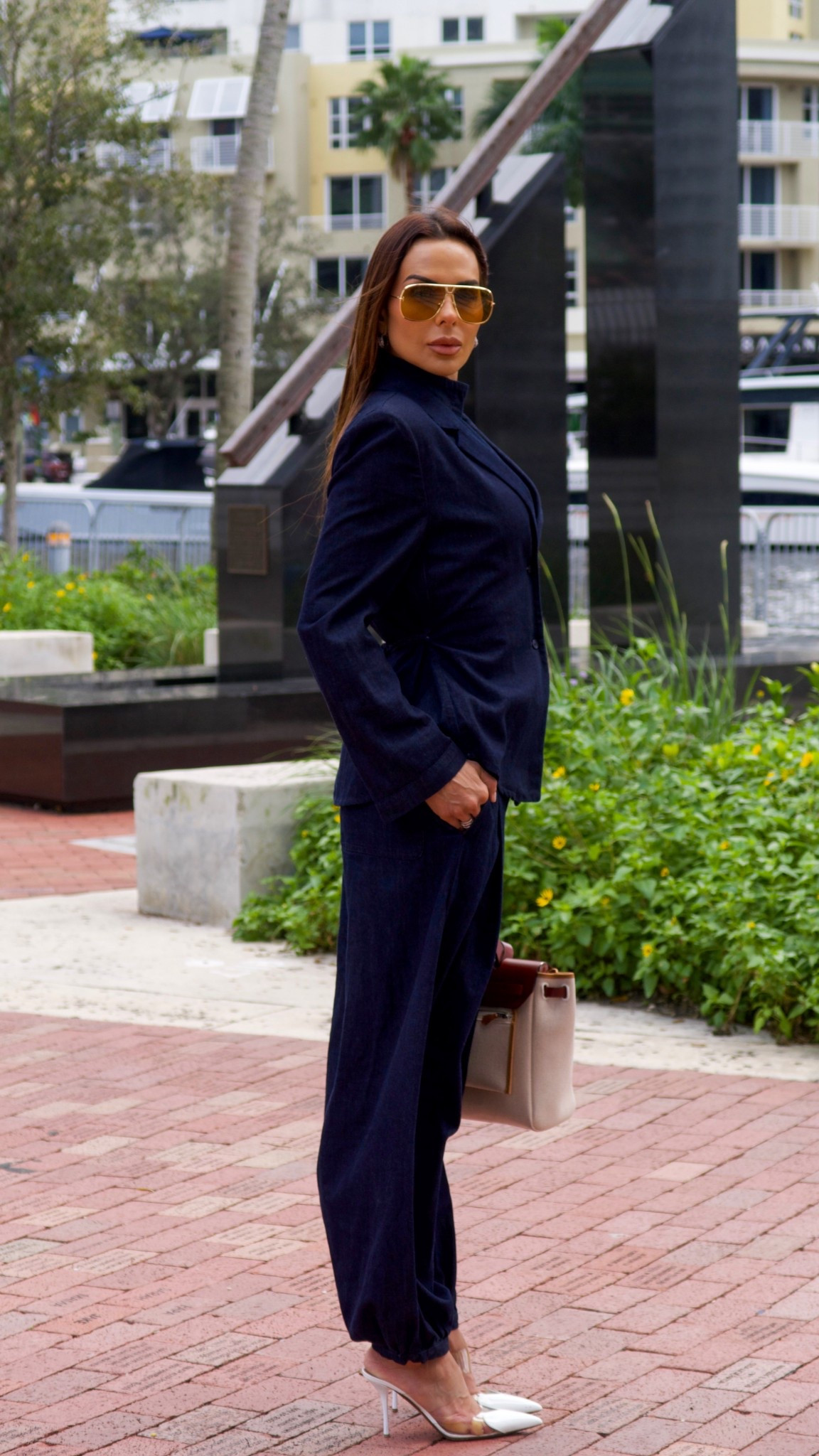 bella stretch wide leg jeans