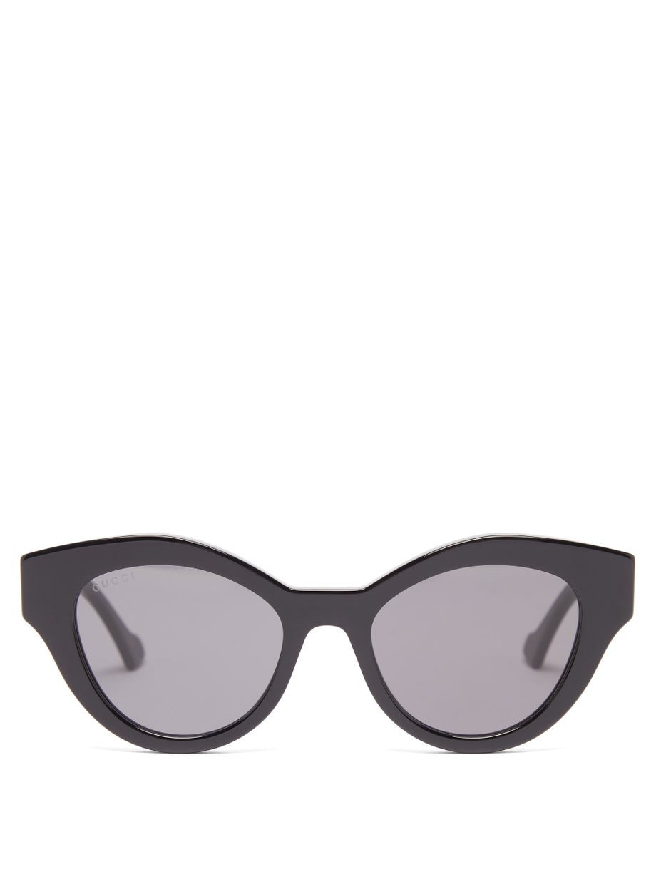Cat-eye acetate sunglasses | Gucci | Matches (US)