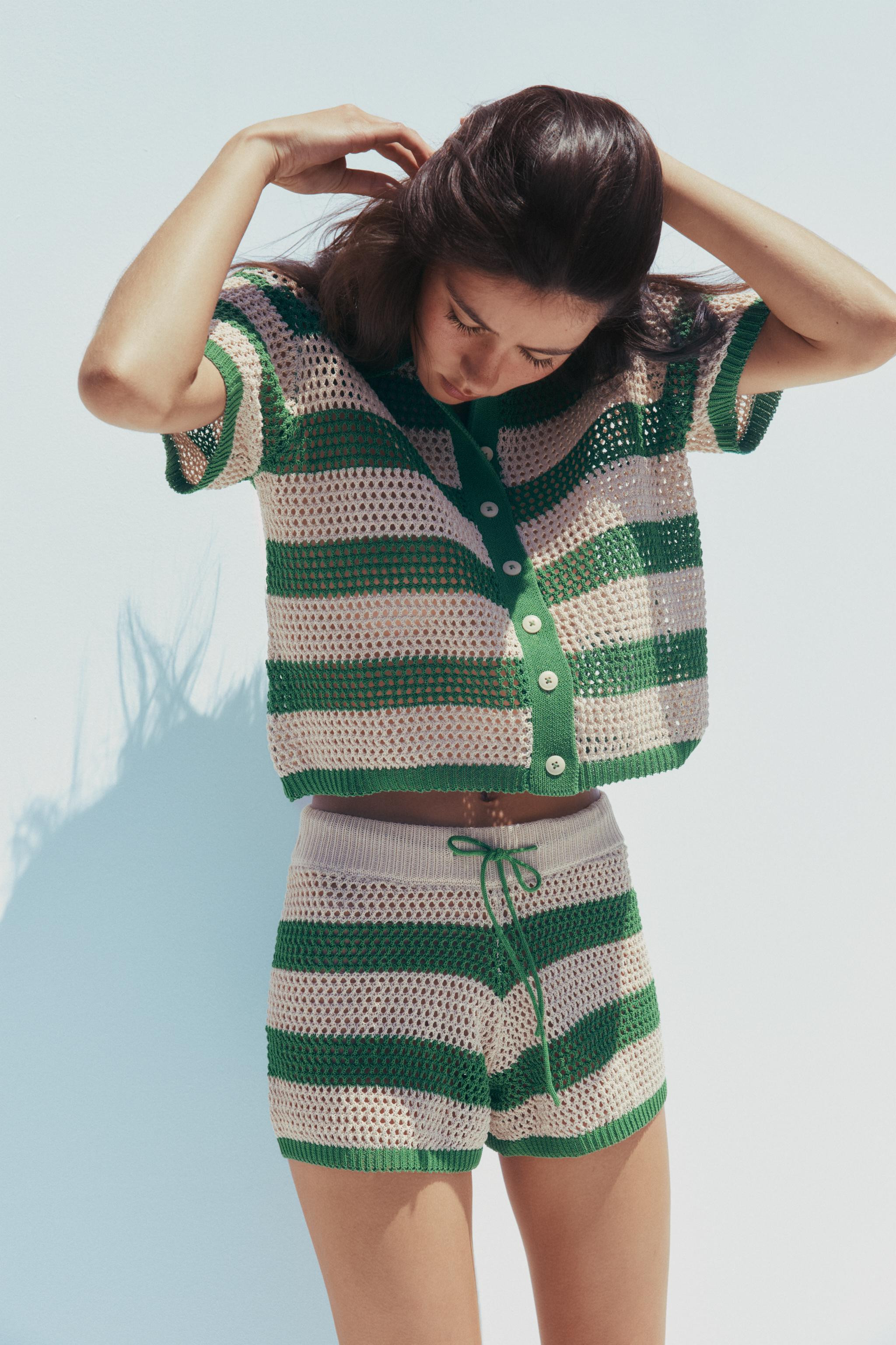 KNIT POLO JACKET | Zara US