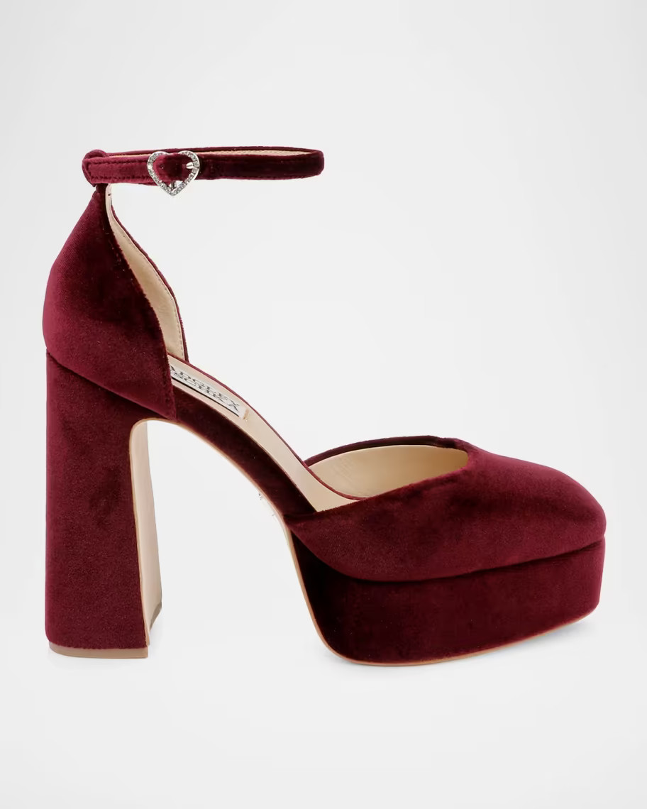 Jayda Ankle-Strap Platform Pumps | Neiman Marcus