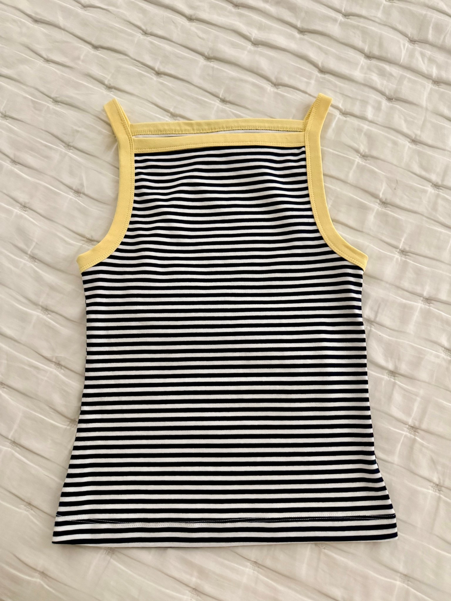 Snug Apron Neck Tank Top

Perfect summer top 
100% cotton 
Striped tank 


#LTKSaleAlert